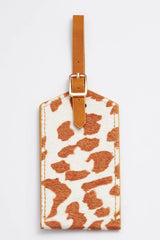 Genuine Leather Animal Print Luggage Tag-5 Options