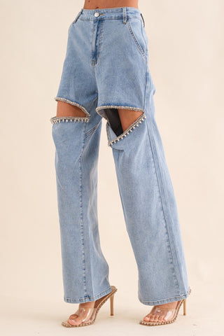 Riri Rhinestone Jeans