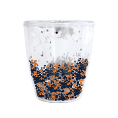 Mary Square Glitter Wine Acrylic Tumbler- 2 Colors