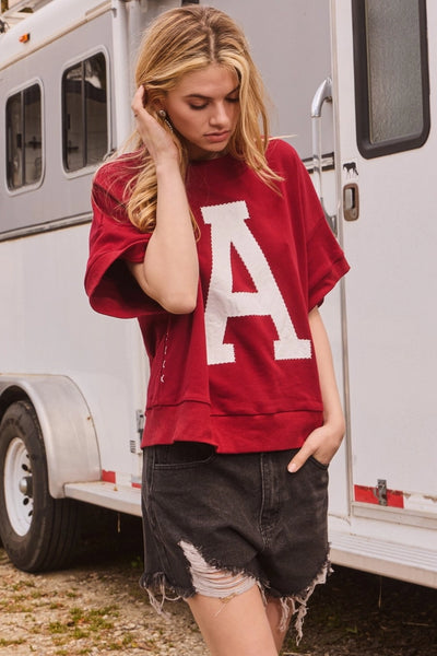 Letter "A" Gameday Top-2 Colors