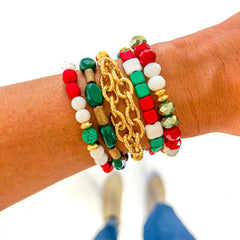 Christmas Bracelet Stacks - 3 Styles