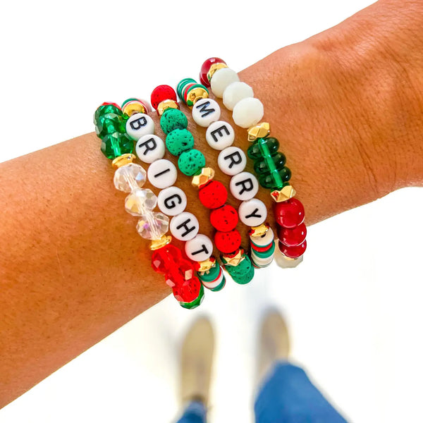 Christmas Bracelet Stacks - 3 Styles