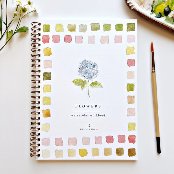 Watercolor Workbooks, Paint Sets, and Brushes