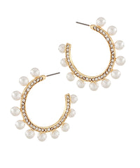 Pearls & Pave Earrings