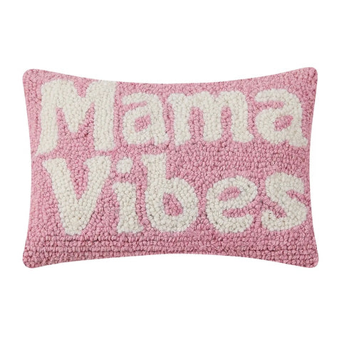 Mama Vibes Hook Pillow