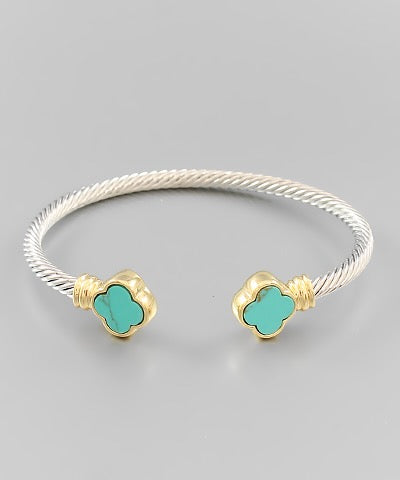 Little Bird Cable Clover Bracelets- 3 Colors