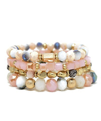 Stretch Bracelet Sets - 4 Colors