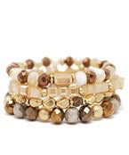 Stretch Bracelet Sets - 4 Colors