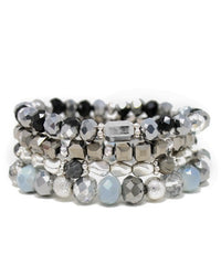 Stretch Bracelet Sets - 4 Colors