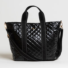 Scout On the Clock Quilted Tote Bag Medium Black