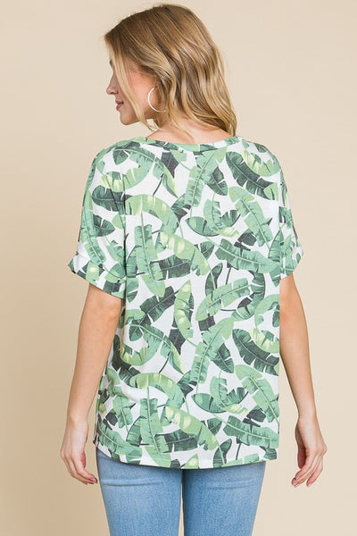 Banana Leaf Textured Tee