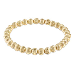 Enewton Dignity Gold Bead Bracelet-6mm