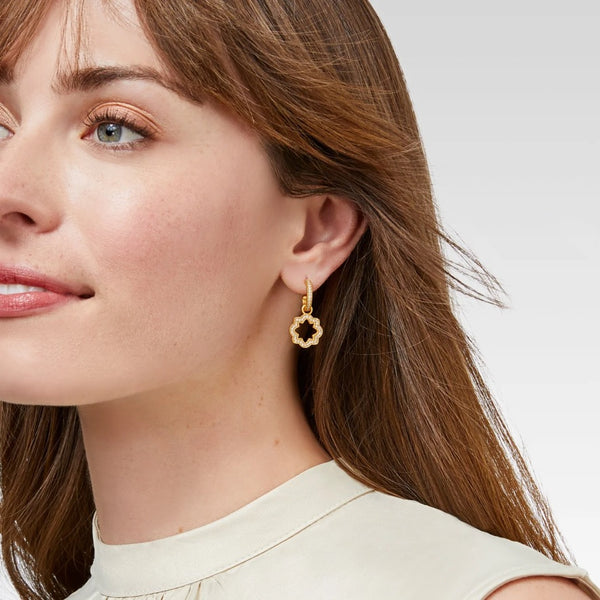 Julie Vos Odette Hoop & Charm Earring