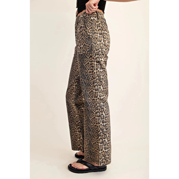 Briar Leopard Print Jeans