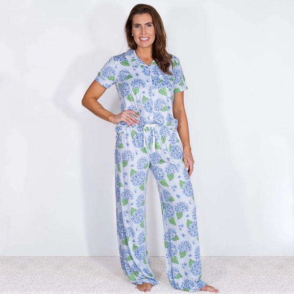 Blue Hydrangea Pajama Seperates