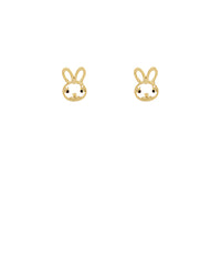 Rabbit Face Stud Earrings