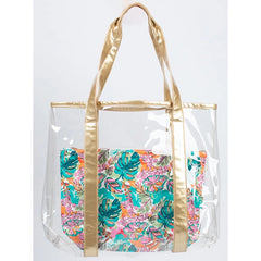 Tropical Dream Clear Tote with Insert