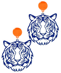 Gameday Tiger Earrings-Multiple Colors