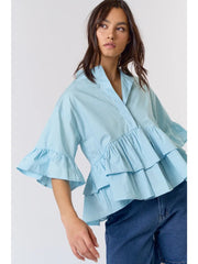 In A Ruffle Top-3 Colors