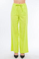 Daphne Linen Tie Waist Pants -Many Colors