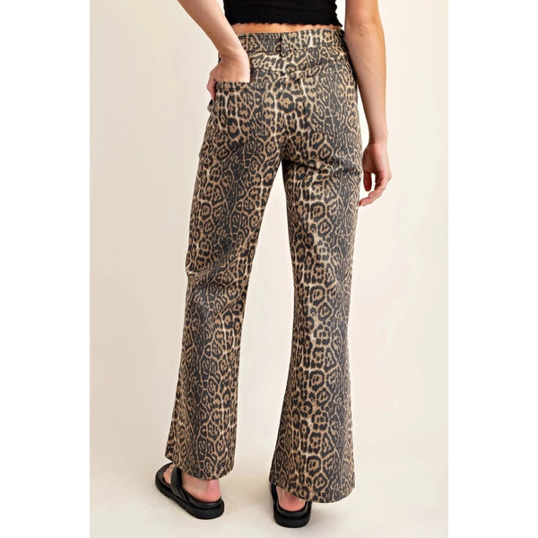 Briar Leopard Print Jeans