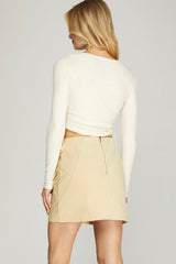 Samy Studded Skirt