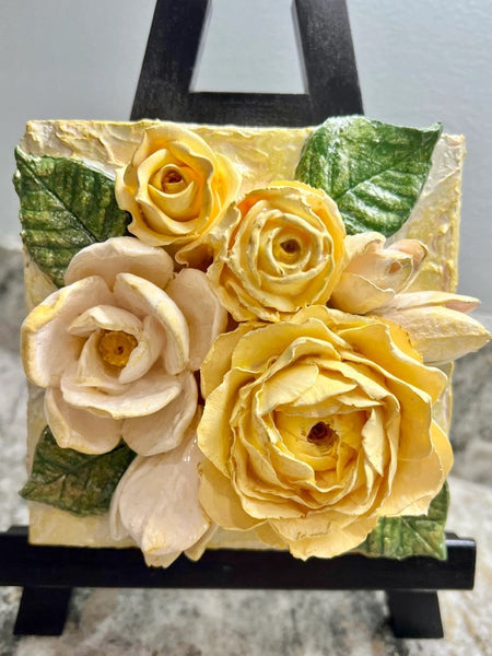 Floral Clay Artwork-Many Options