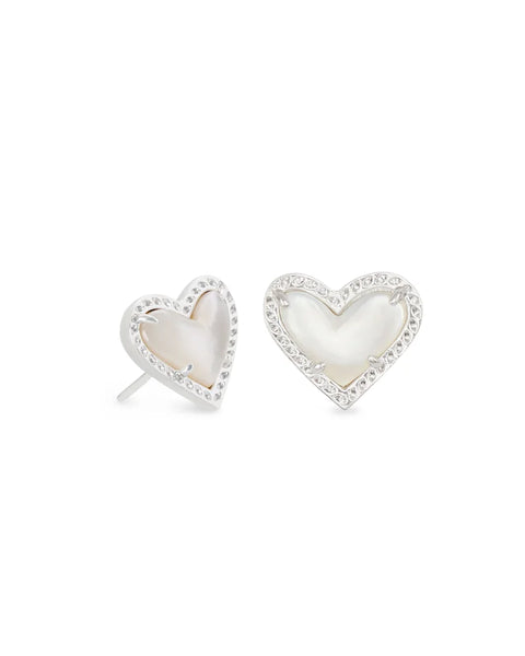 Kendra Scott Ari Heart Gold Stud Earrings-Multiple Options