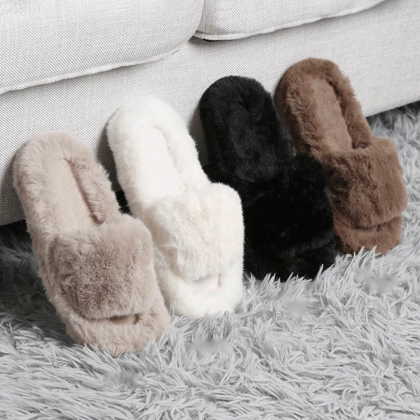 Lazy Days Fuzzy Slippers-Multiple Options