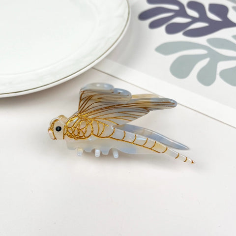 Acetate Dragonfly Hair Clip