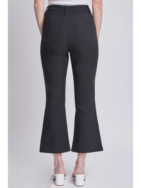 Hyperstretch Cropped Kick Flare Pants-2 Colors