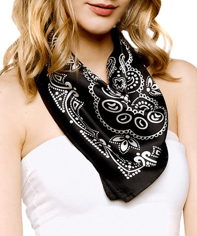 Silky Scarf Bandanas - Multi Patterns