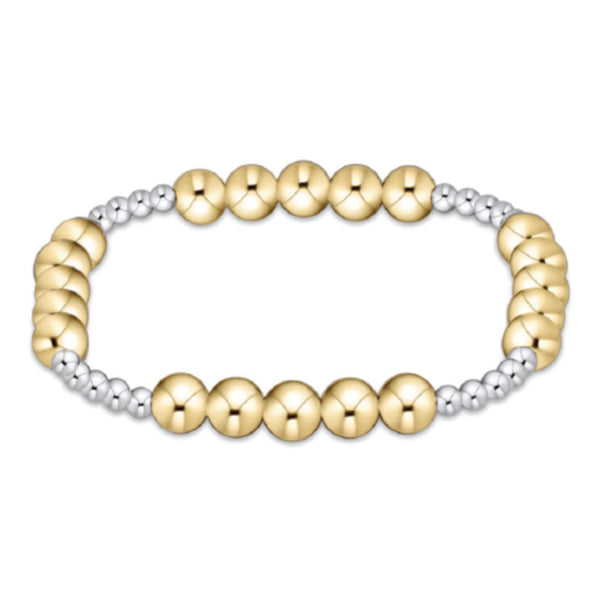 enewton Classic Blissful 3mm Bead Bracelet - 6mm - Mixed Metal