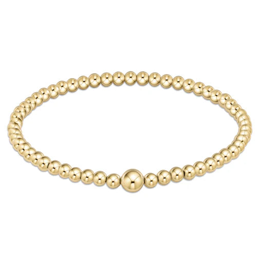 enewton classic gold 4mm bead bangle