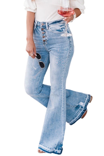 Girls Trip Button Fly Jeans