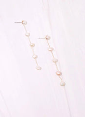 Tierney Pearl Drop Earring Cream