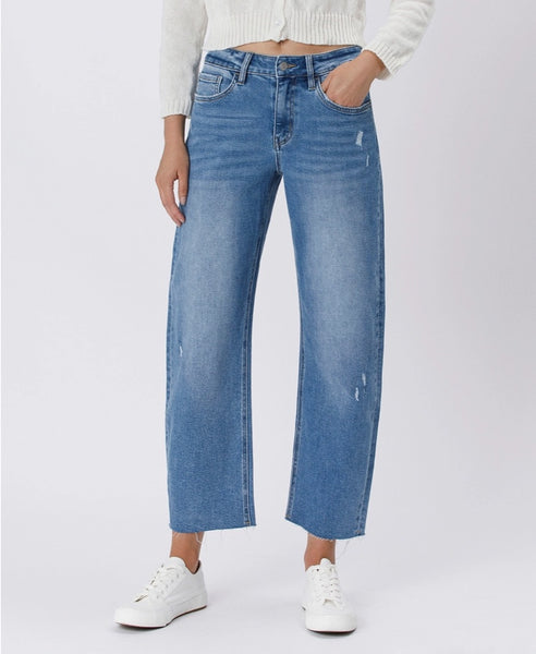 Bree High Rise Mild Barrel Jeans