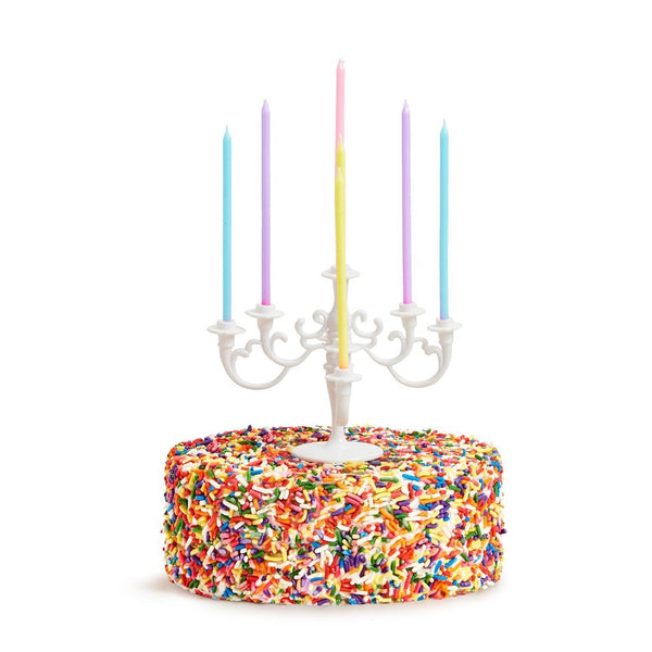 CANDELABRA CAKE TOPPER - 4 Colors