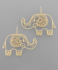 Elephant Love Earrings