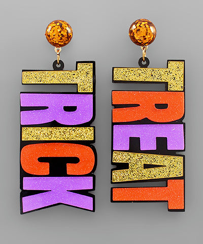 Big Trick or Treat Earrings