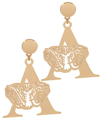 Big A and Elephant Earrings - 2 Colors