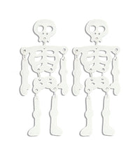 Glow In the Dark Skeleton Earrings