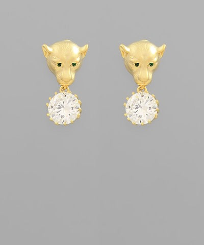 Jaguar Diamond Earrings