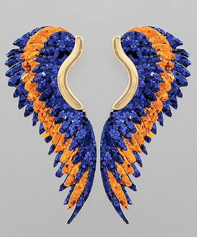 Gameday Wings Earrings - 6 Colors