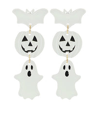 Glow In the Dark Halloween Earrings