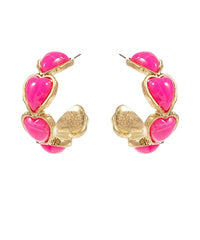 Heart Hoops - 3 Colors