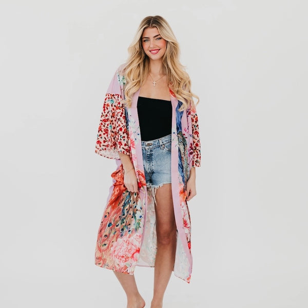 Peacock Summer Kimono-2 Colors