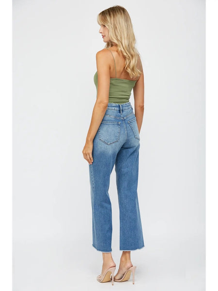 Festival Stretch Super High-Rise Wide Leg Jeans