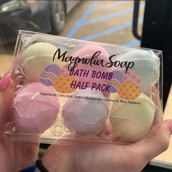 Magnolia Soap & Bath Co EASTER EGG BATH BOMB 6 pack