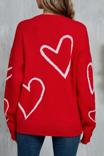 Moxie Heart Sweater